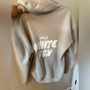 White fox hoodie (off brand)